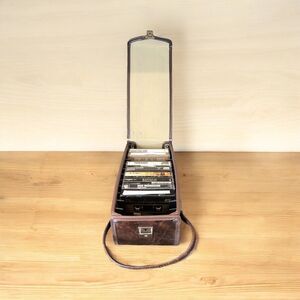 Vtg Marsand Cassette Tape Case 12 Slot W/ 90s Tapes REM Quarterflash Foreigner +